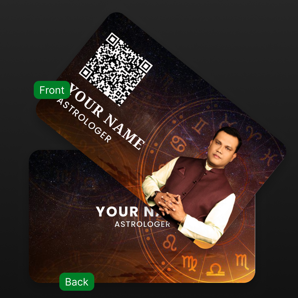 Astrologer Branding Cards – Unique, Premium & Crafted for Spiritual Identity