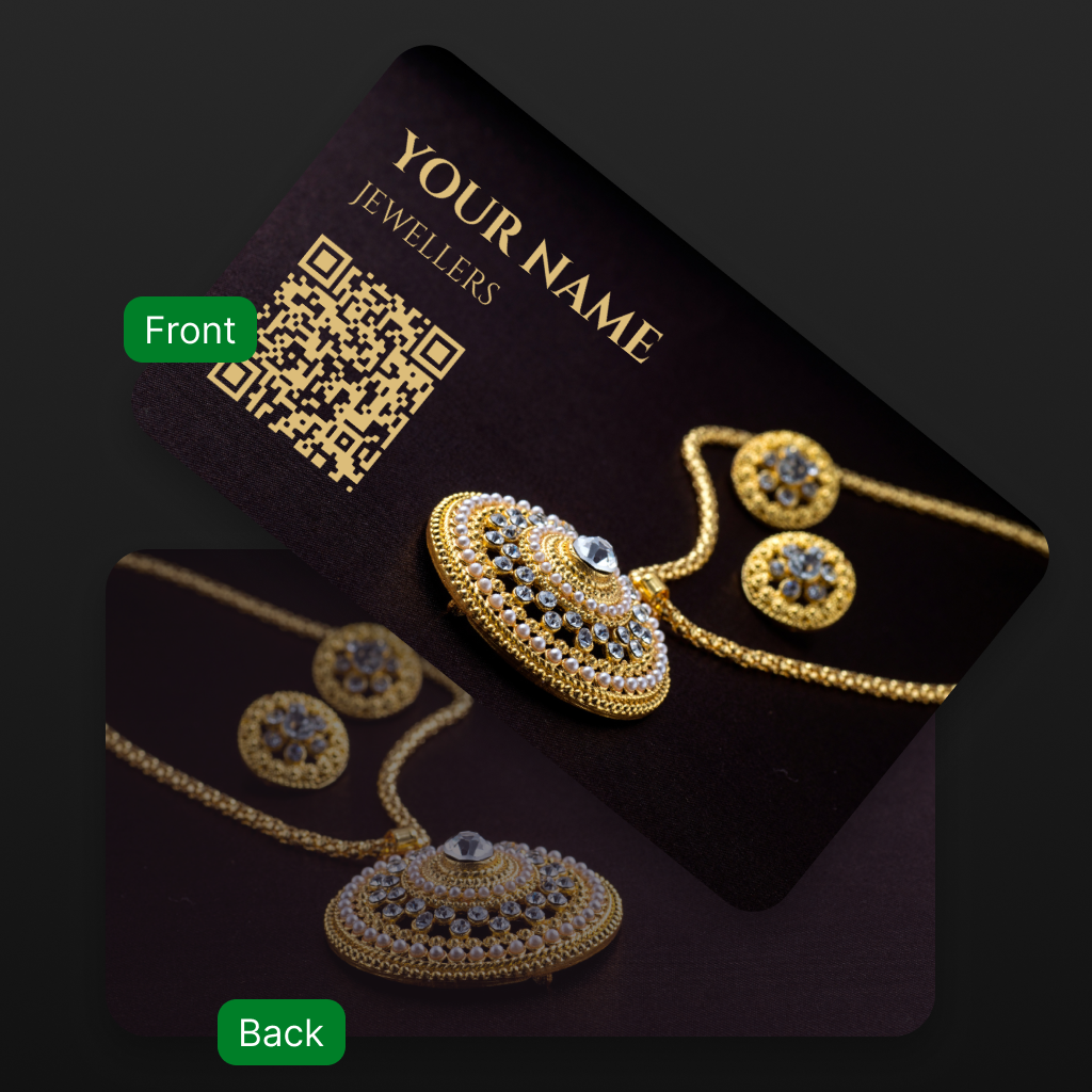 Luxury NFC Jeweller Cards | Showcase Elegance | Connect with a Tap