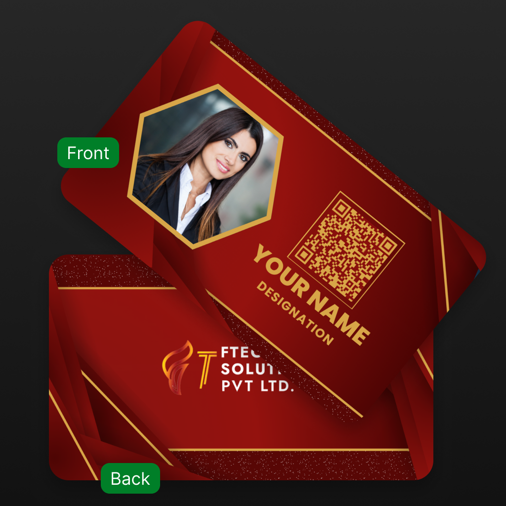 Smart Contact Cards for Professionals | Instant Digital Sharing + Elegant Look | Executive Color Themes