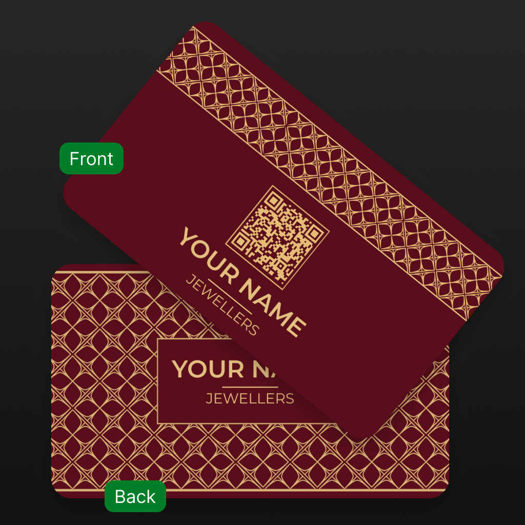 Jewellers’ Professional Cards – Sleek, Durable & Perfect for Client Connections