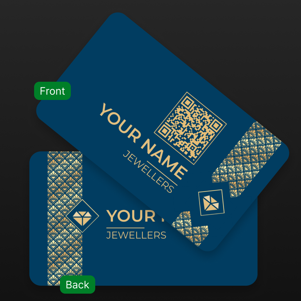 Smart Business Cards – Crafted for Jewellers, Designed to Shine