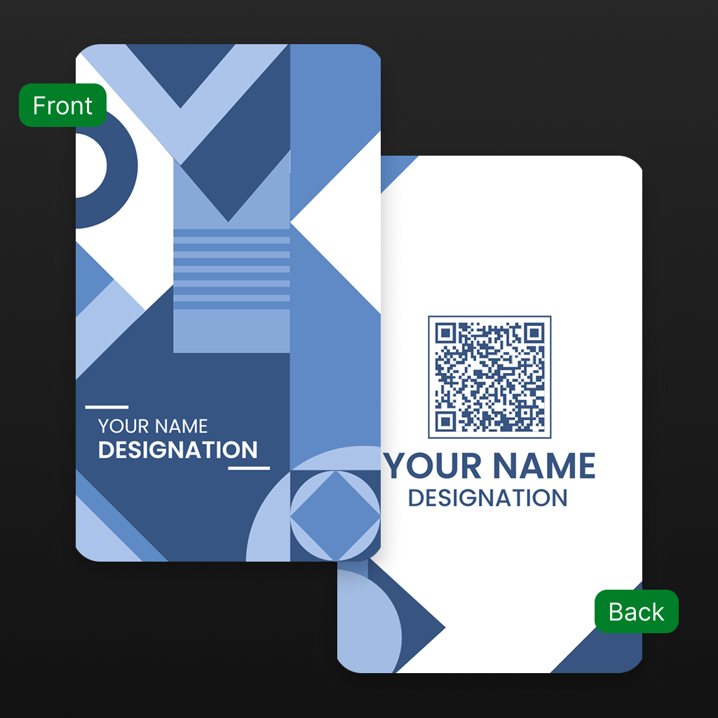 Smart Identity Cards | Digital + Physical | Elegant Color Combinations