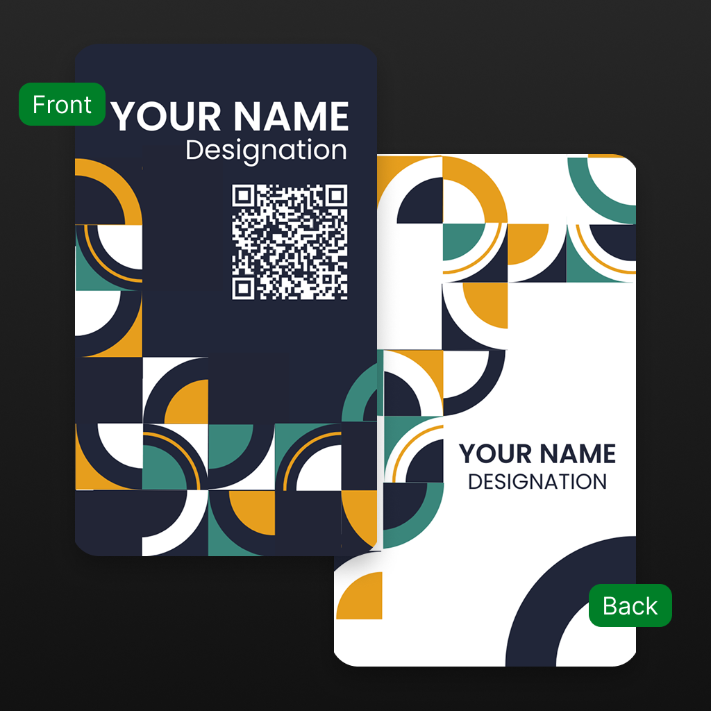 Modern NFC Business Cards | Tap, Scan & Connect | Sleek Color Palettes