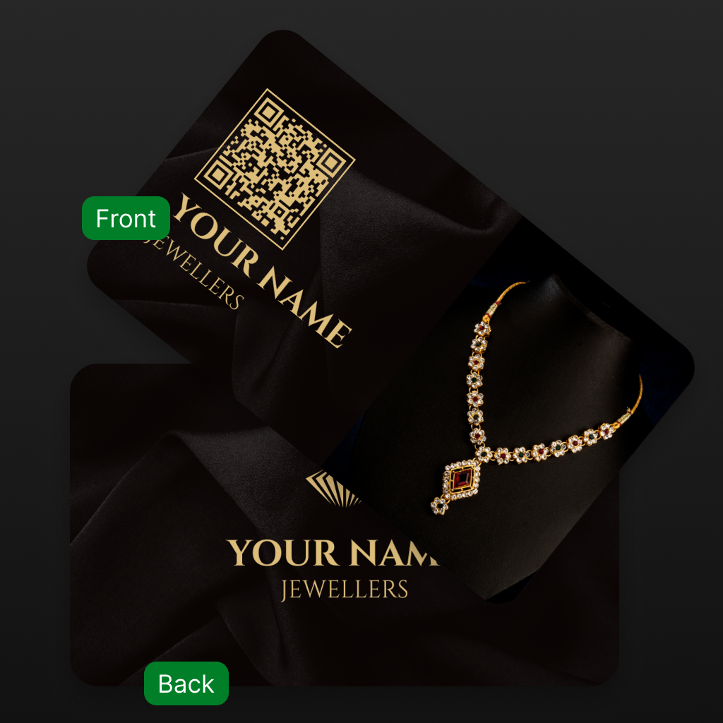 Next-Gen Jewellery Identity | Tap to Share | Premium & Timeless Design