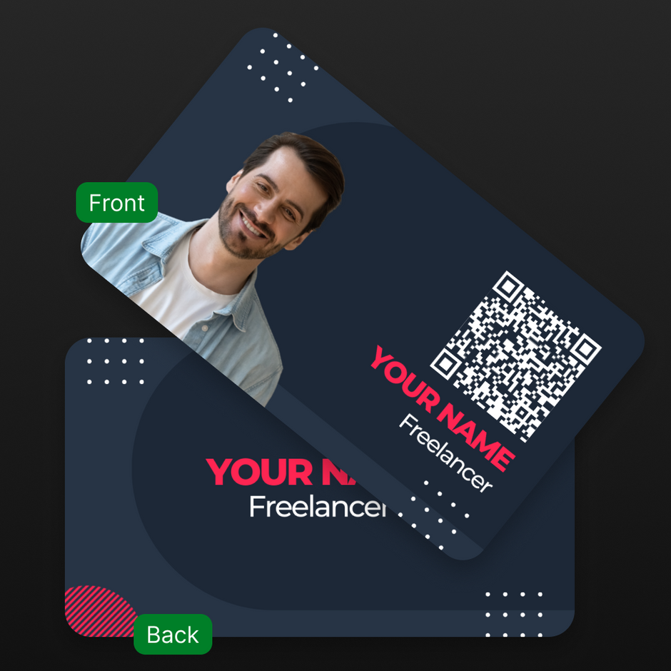 Freelancer NFC Business Cards – Card Visitly