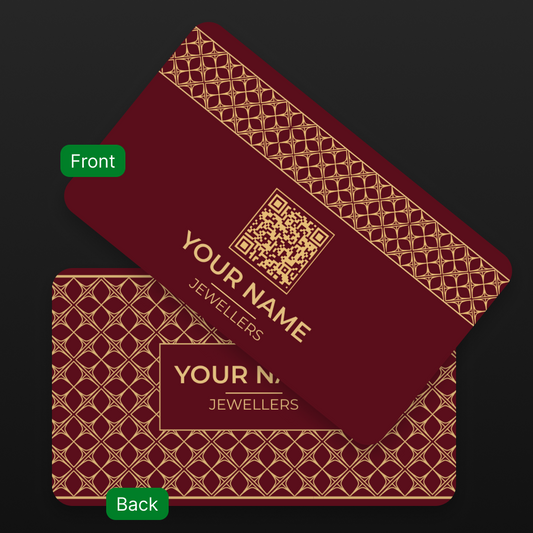 Jewellers’ Professional Cards – Sleek, Durable & Perfect for Client Connections