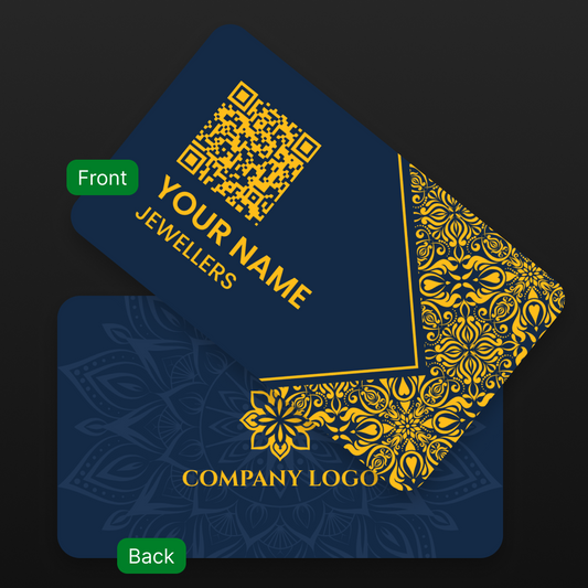 Jeweller Identity Cards – Elegant, Premium & Tech-Savvy for Modern Networking