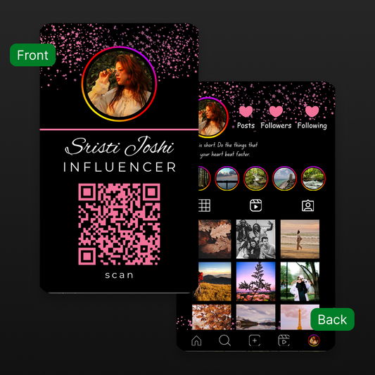 Digital Creator NFC Cards | Effortless Networking + Stylish Modern Look | Vibrant & Minimal Color Options